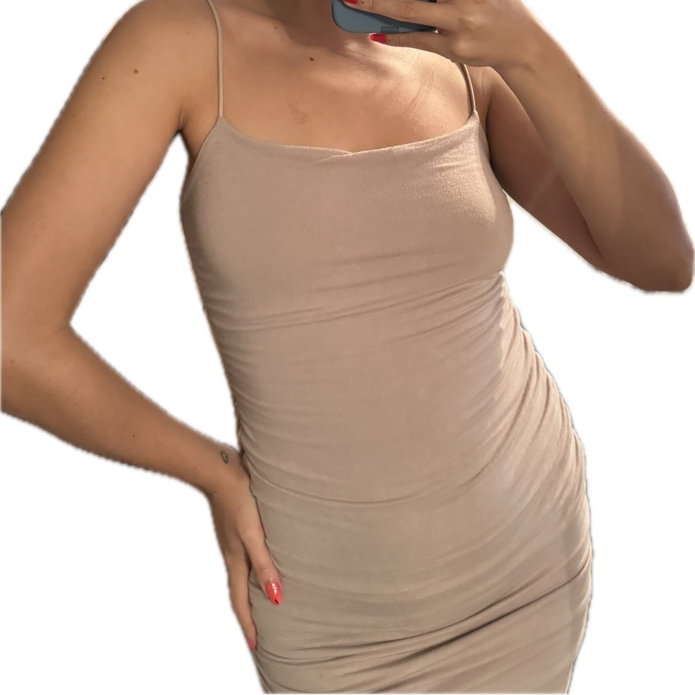 Tan Bodycon Dress
